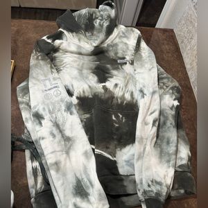 SET: Talentless Grey Tie Dye Hoodie (XL) + Sweats (M), Unisex